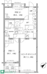 ＭＦＰＲコート代官山の物件間取画像